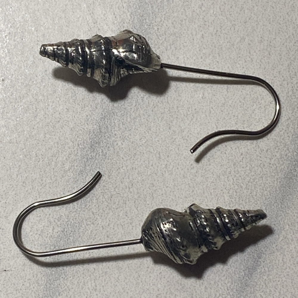 Seashell‎ earrings - Picture 3 of 4